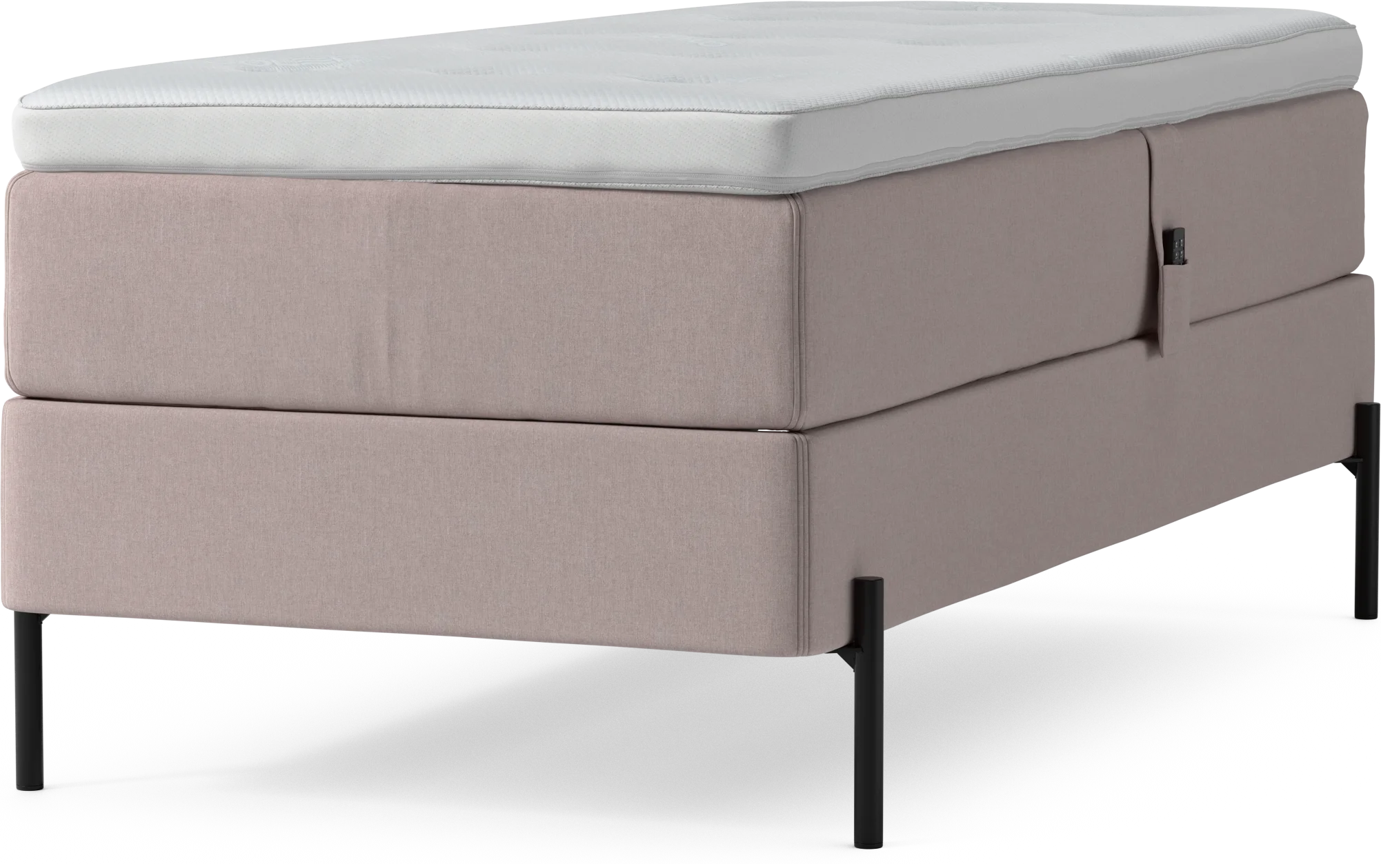 Delux Dream Ställbar säng, enkelsäng med bäddmadrass och sängben Bn6mp