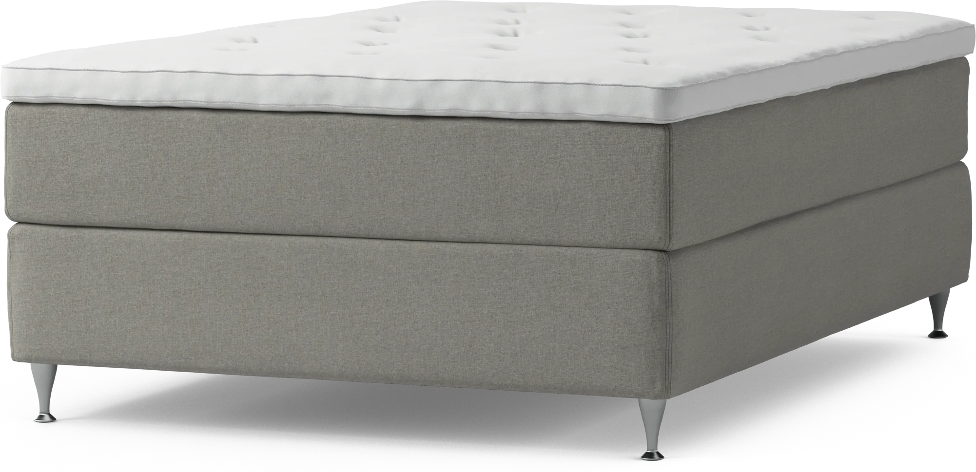 Delux Dream Kontinentalsäng, enkelsäng 140 cm med bäddmadrass och sängben ln41h