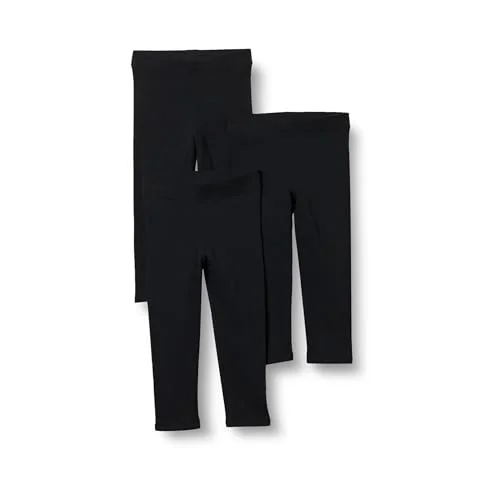 Amazon Essentials flickleggings, 3 pack, Svart, 5 år 193548592547