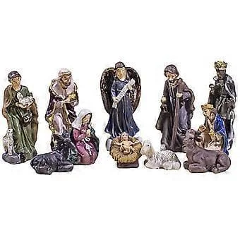 1 Set Julkrubba Prydnad Hushåll Krubba Dekorationer Religiös Krubba Dekor för Gåva FD-L09-3848