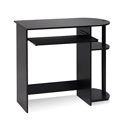 Furinno enkel montering datorskrivbord, studieskrivbord, skrivskrivbord, Espresso, 80 (B) x 73 (H) 40 (D) cm 748252351715
