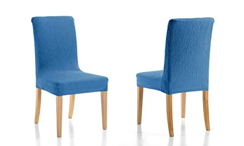 Martina Home Emilia Pack kuddfodral för stol med ryggstöd, tyg 24 x 30 6 cm blå (AZAFATA) 8435520838420