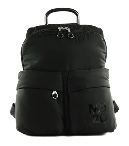 Mandarina Duck, MD20 BALLON BACKPACK Kvinnor, en storlek, Svart, Taglia unica 8032803840240