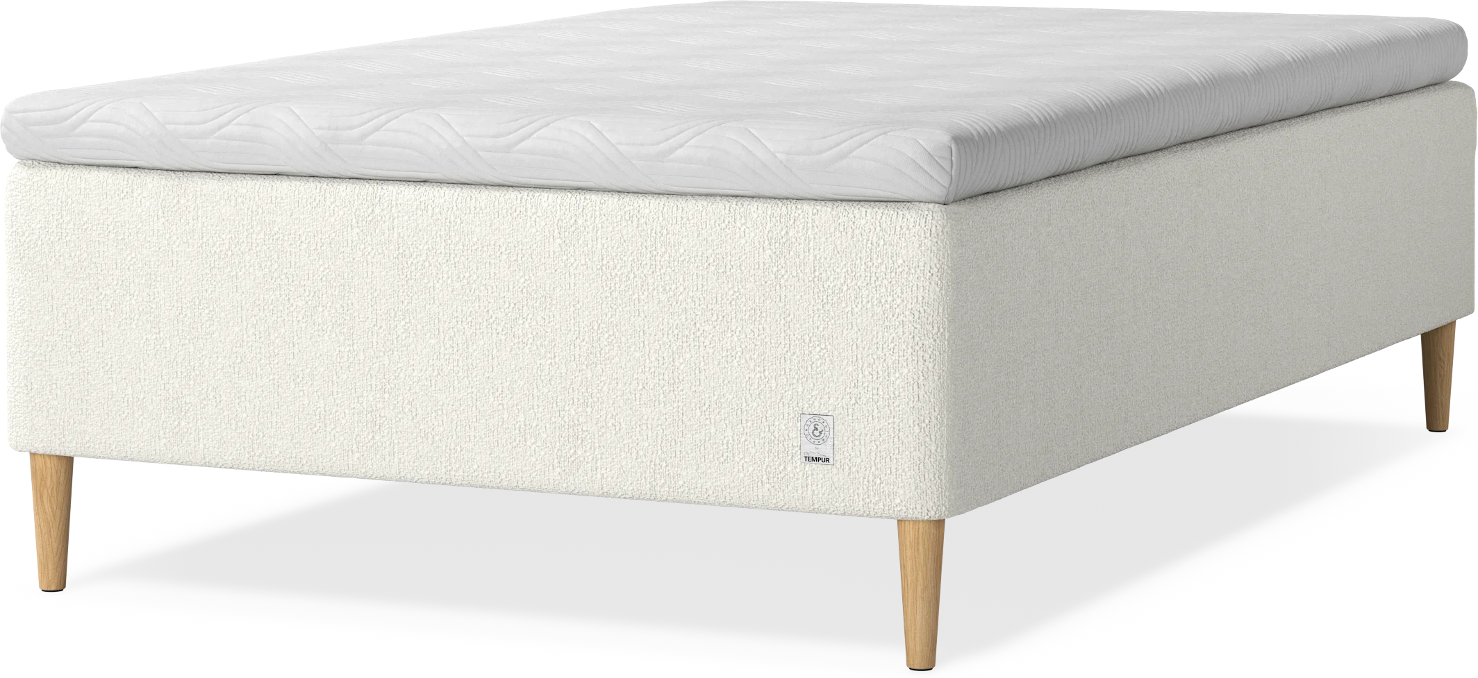 Cape Selene Ramsäng, enkelsäng med bäddmadrass 8 cm och sängben kUTN3