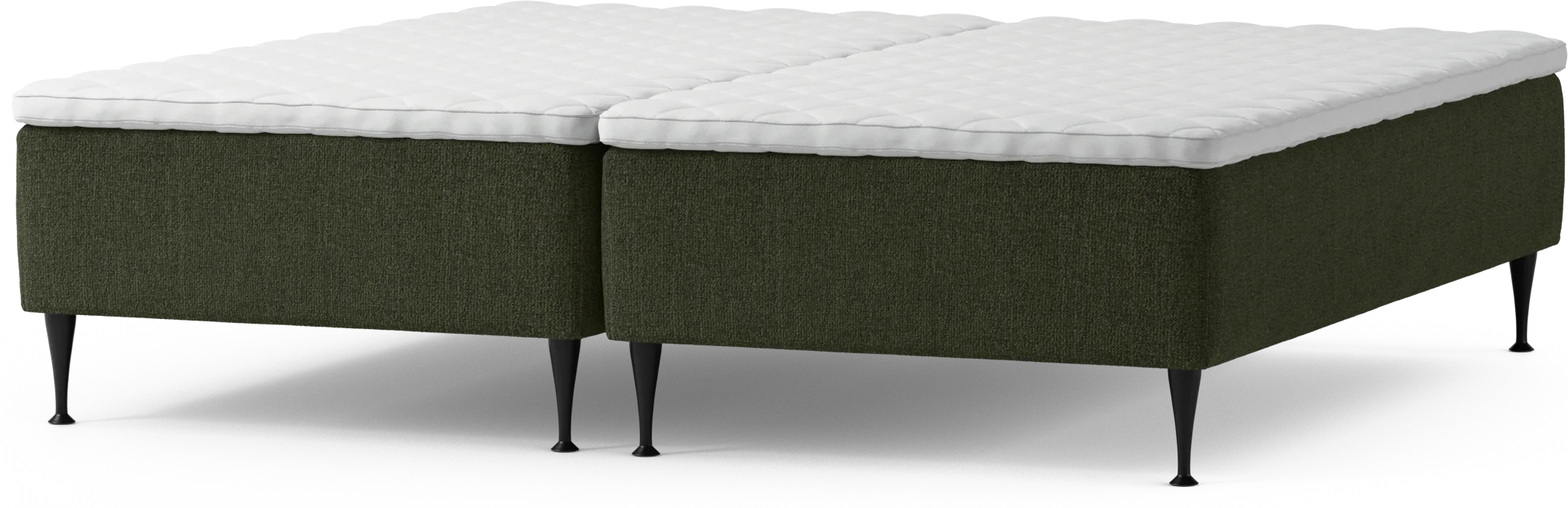 Delux Dream Ramsäng, dubbelsäng med bäddmadrass och sängben RIb16