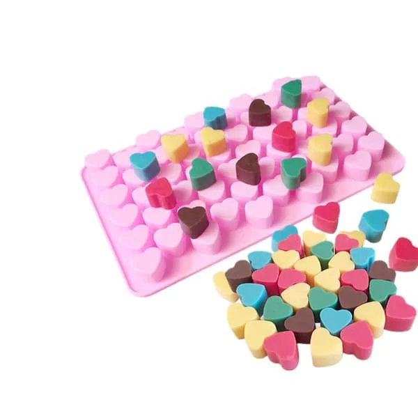 1 st Choklad/Geléform med Hjärta - Rosa AL-11166