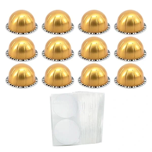 1 Set 80ML/40ML/150ML/230ML Coffee Capsule Shell DIY Reusable Coffee Capsule Cup for Nespresso Vertuo (FMY) 230ml,SEB FX26032933