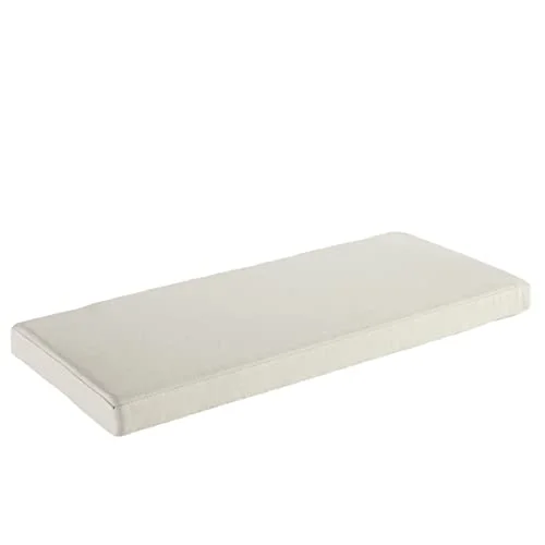 AFEBOO Bänkkudde 2/3 sits inomhus, utomhus trädgård bänk, kudde, gungstolskuddar mjuk tvättbar halkfri sittdyna för uteplats, kök, middag bänk gungstol (beige, 160 x 45 5 cm) 8451767124997