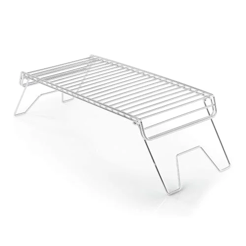GSI Outdoors Campfire Grill With Folding Legs, Rektangulär, Rostfritt stål, 4 ben, 444,5 mm, 210,8 33 mm 90497404368