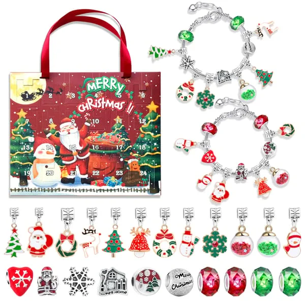 1 set barnens julklapp julkalender – 24-dagars julnedräkningskalender armband smycken blind box barnens julklapp – stil 3 Ac1BAAB21742T 1 set barnens julklapp julkalender – 24-dagars julnedräkningskalender armband smycken blind box barnens julklapp – stil 3 Ac1BAAB21742T