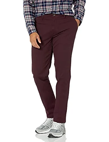 Amazon Essentials herr Skinny Fit Casual Stretch Chino byxa, vinröd, 31 B x 34 L 193548339678 Amazon Essentials herr Skinny Fit Casual Stretch Chino byxa, vinröd, 31 B x 34 L 193548339678