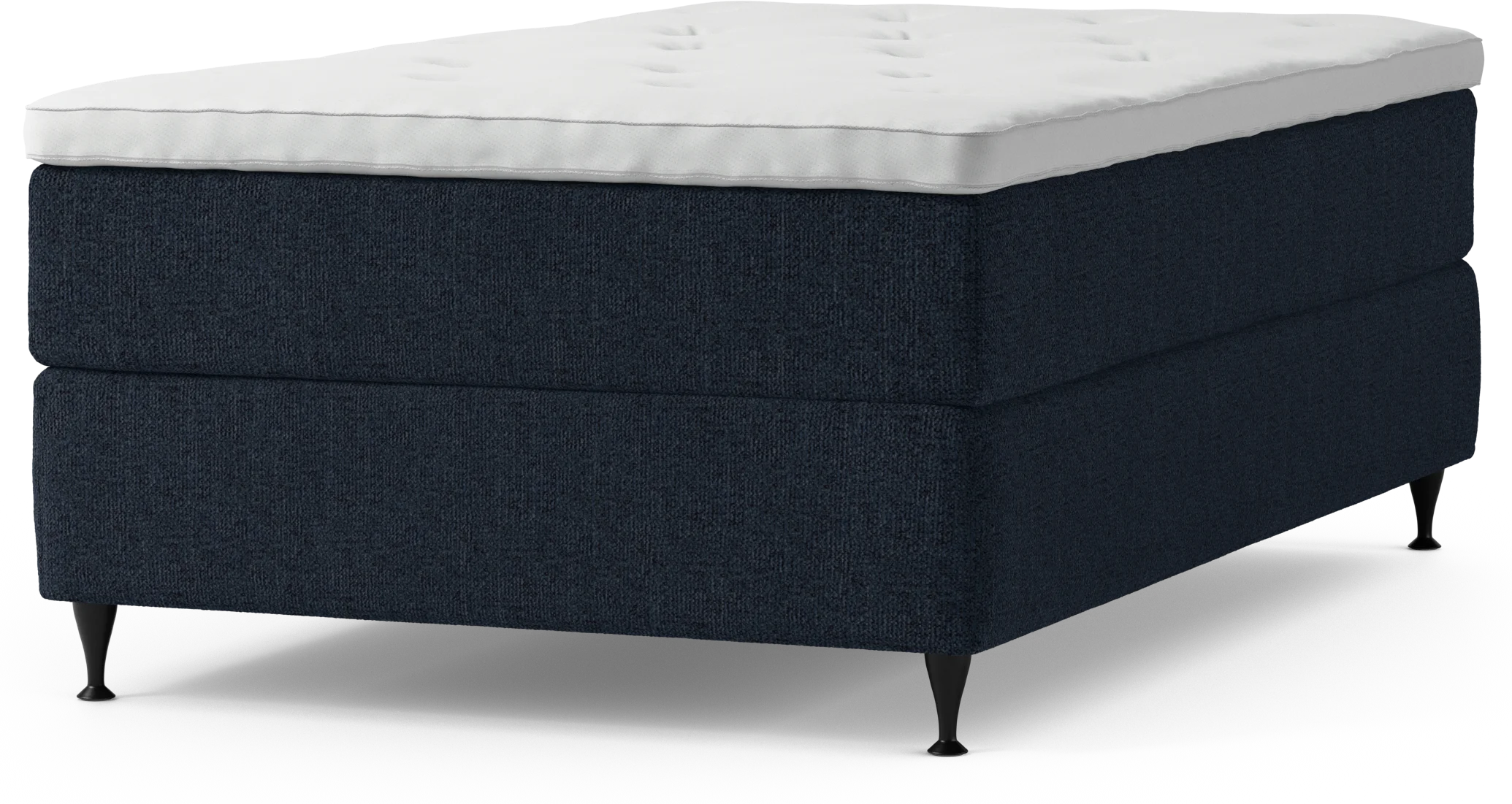 Delux Dream Kontinentalsäng, enkelsäng 120 cm med bäddmadrass och sängben RXFSN