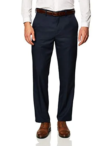 Amazon Essentials herr klassisk passform expanderbar midja platt framsida klänningsbyxa, marinblå, 29 B x L 195111841755
