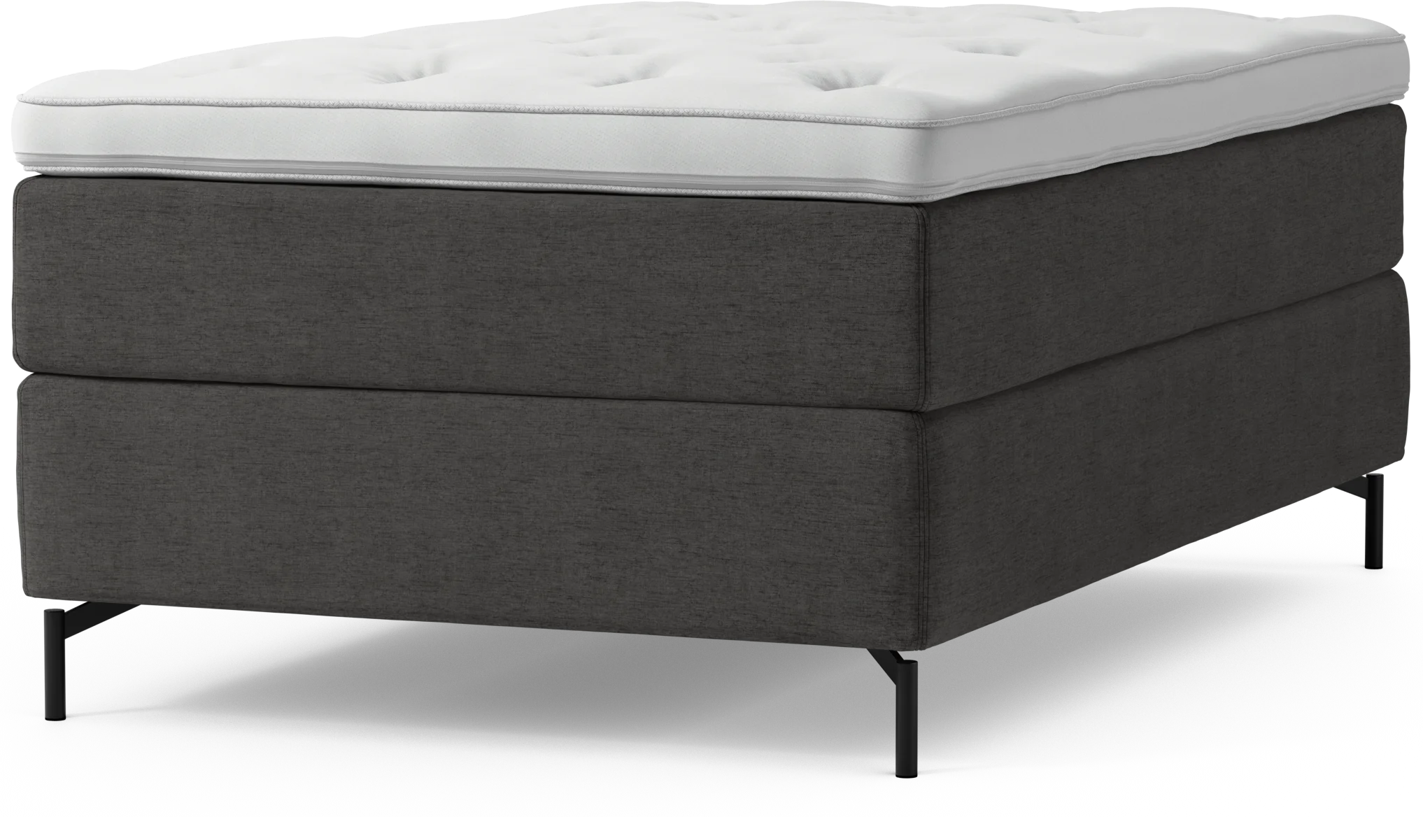 Delux Dream Kontinentalsäng, enkelsäng 120 cm med bäddmadrass och sängben 1o163