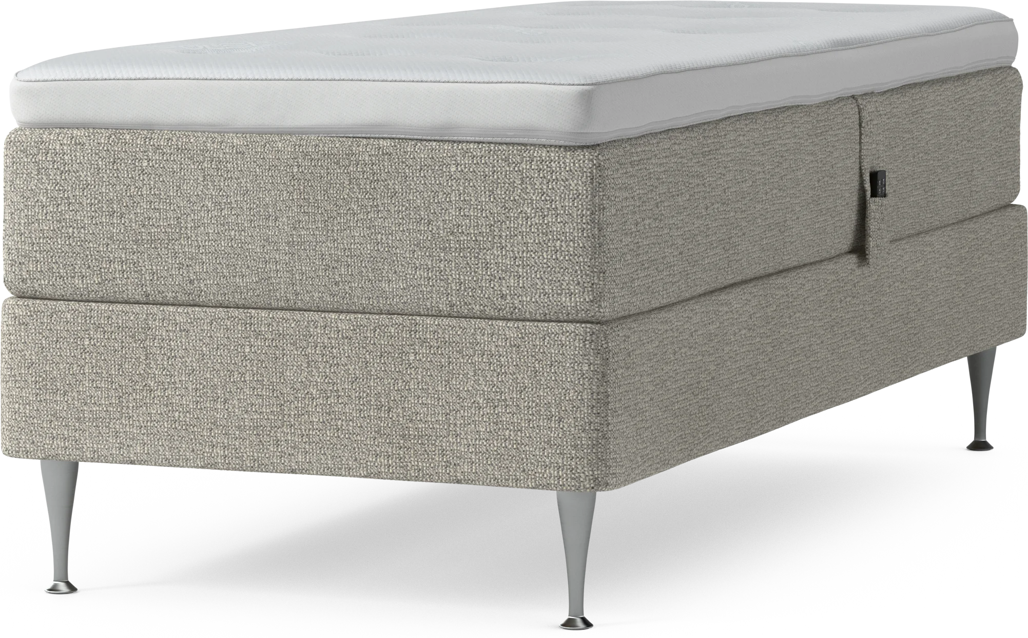 Delux Dream Ställbar säng, enkelsäng med bäddmadrass och sängben s48I4