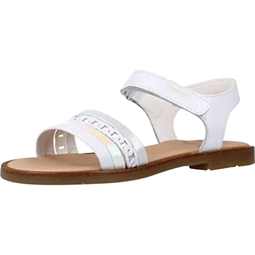 Pablosky Flickor 409700 platta sandaler, Vit 34 EU 8425571920397