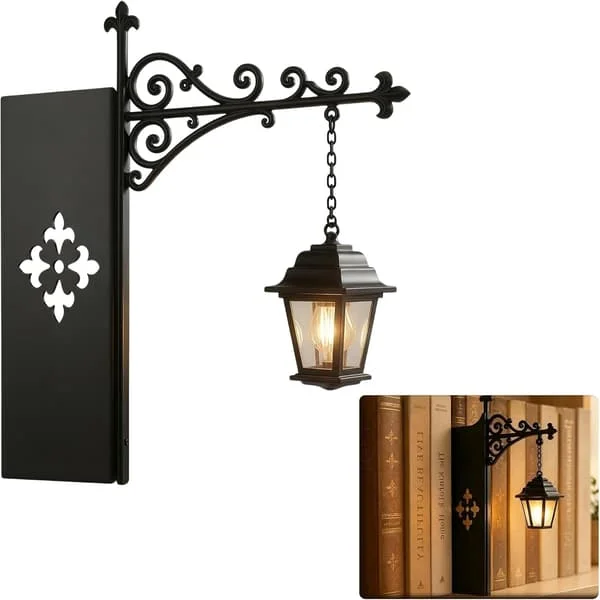 1/2/3-delad bibliotekslampa bokhylla ljusset, varmtonade LED-hörnljus, retro metall bokstöd dekoration, lämplig för läshörnor och 1pc FD20260725YD-001190 1/2/3-delad bibliotekslampa bokhylla ljusset, varmtonade LED-hörnljus, retro metall bokstöd dekoration, lämplig för läshörnor och 1pc FD20260725YD-001190