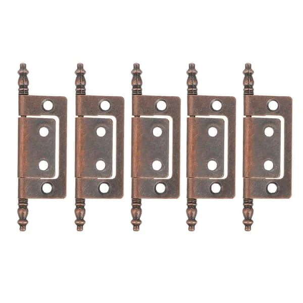 1 Set Vintage Möbel Dörr Gångjärn Kreativt Antikt Dörr Gångjärn Dörr Gångjärn 8.3X2X0.5CM Brun Mx-013261JCJ