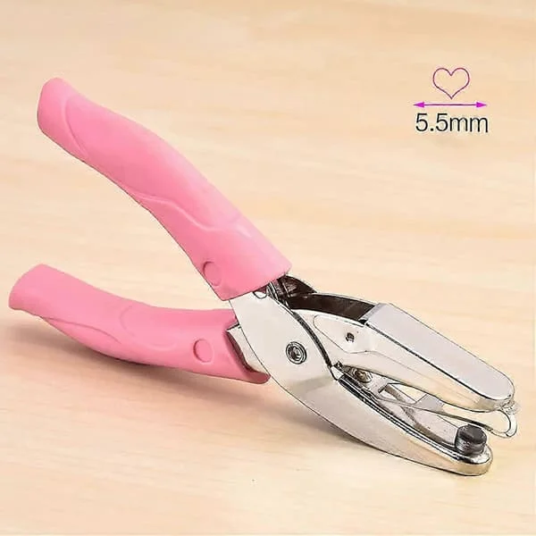 1/4 tum Små Pappershålslag Mini Litet Hjärtformat Hål Pappershålslag med Rosa Mjukt Ha (LGL) LG25-07290263 1/4 tum Små Pappershålslag Mini Litet Hjärtformat Hål Pappershålslag med Rosa Mjukt Ha (LGL) LG25-07290263