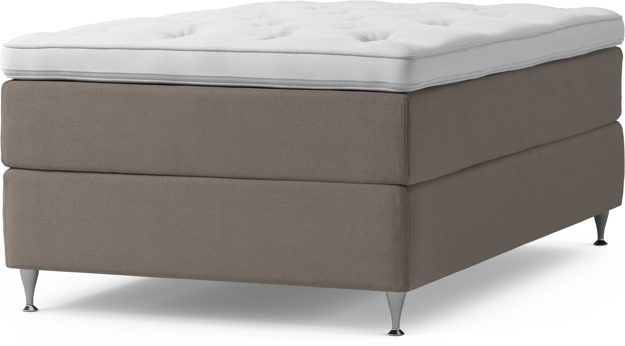 Delux Dream Kontinentalsäng, enkelsäng 120 cm med bäddmadrass och sängben Z7CvW