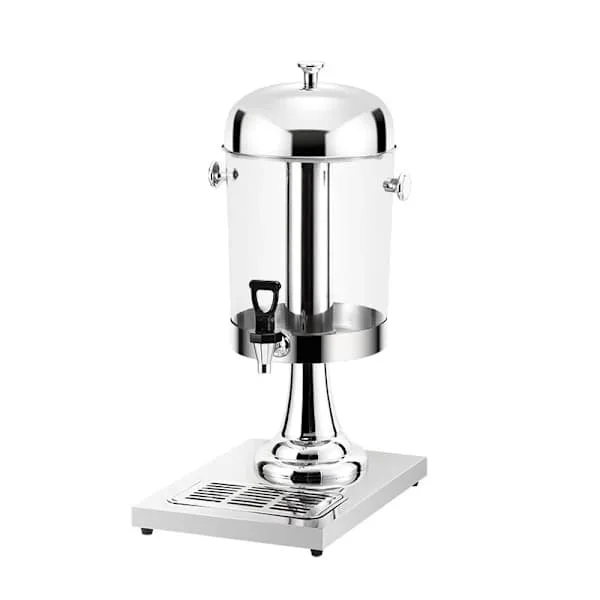 1 st 7,6 liters dryckesdispenser med isbehållare och droppbricka, kall dryckesdispenser i rostfritt stål XJFD-7991-1 1 st 7,6 liters dryckesdispenser med isbehållare och droppbricka, kall dryckesdispenser i rostfritt stål XJFD-7991-1