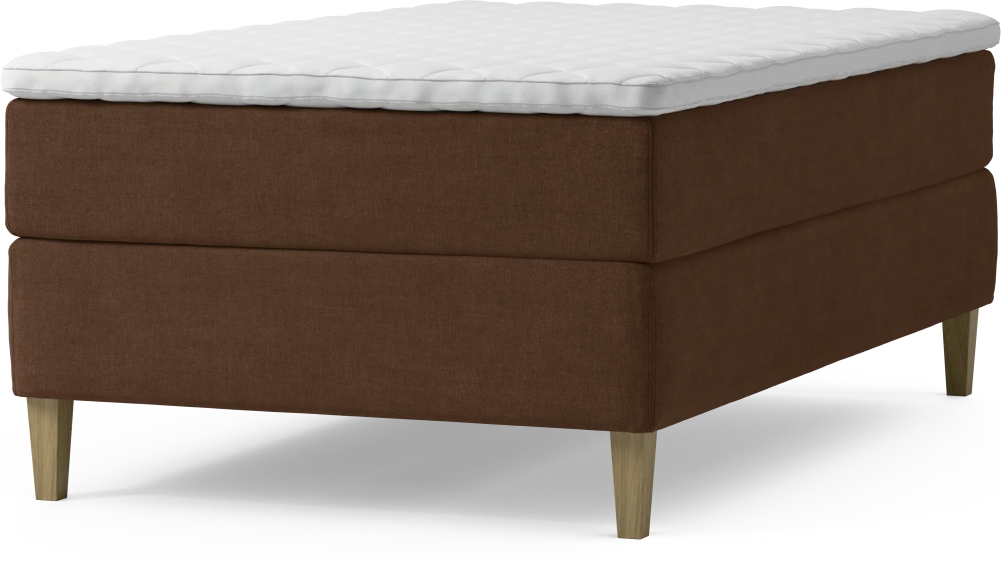 Delux Dream Kontinentalsäng, enkelsäng 120 cm med bäddmadrass och sängben 0teYZ