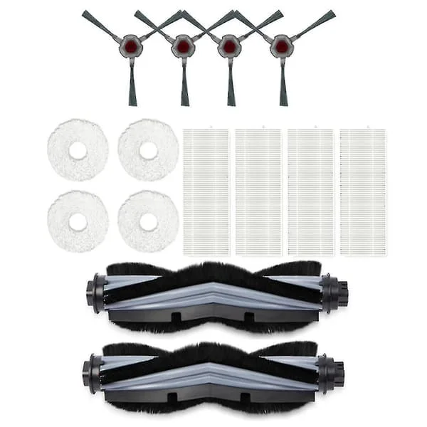 1 set för Yeedi Mop Station Självrengörande roboters reservdelar sidoborstar huvudborste filter dammlåda BAPQ-80291 1 set för Yeedi Mop Station Självrengörande roboters reservdelar sidoborstar huvudborste filter dammlåda BAPQ-80291