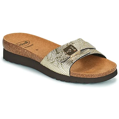 Scholl Dam Ginni Sandal, Platinaguld, 40 EU 8004373192364 Scholl Dam Ginni Sandal, Platinaguld, 40 EU 8004373192364
