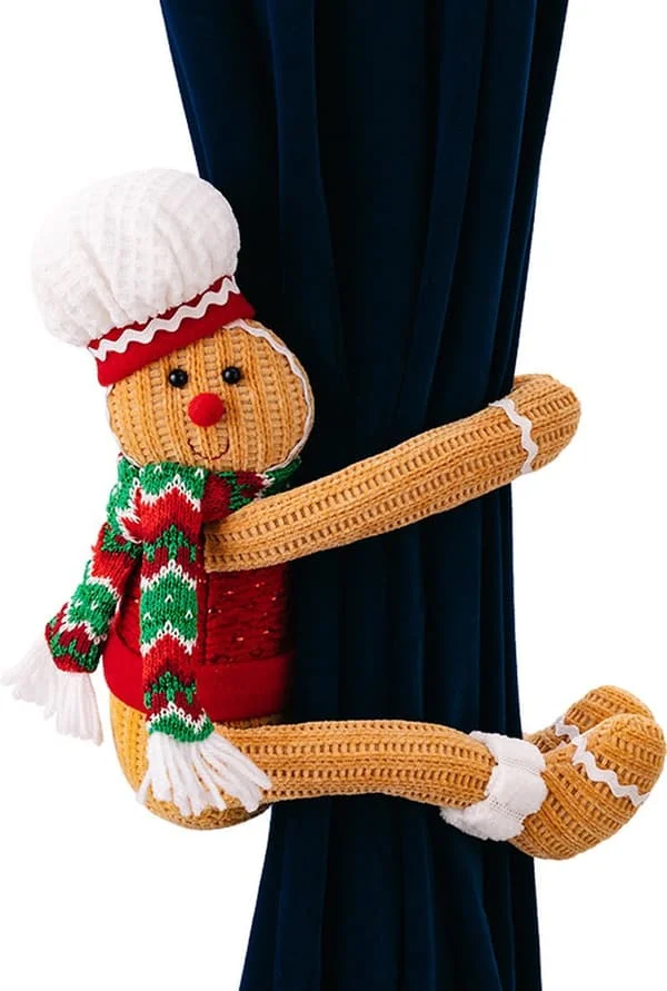 1-pack – Gardinkrokar – Pepparkaksgubbe Julgardinkrokar – Röd AQ-1134 1-pack – Gardinkrokar – Pepparkaksgubbe Julgardinkrokar – Röd AQ-1134