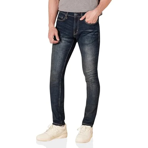 Amazon Essentials Herr Skinny Fit Stretch Jean, Mörk Tvätt, 36 B x 31 L 191770621486