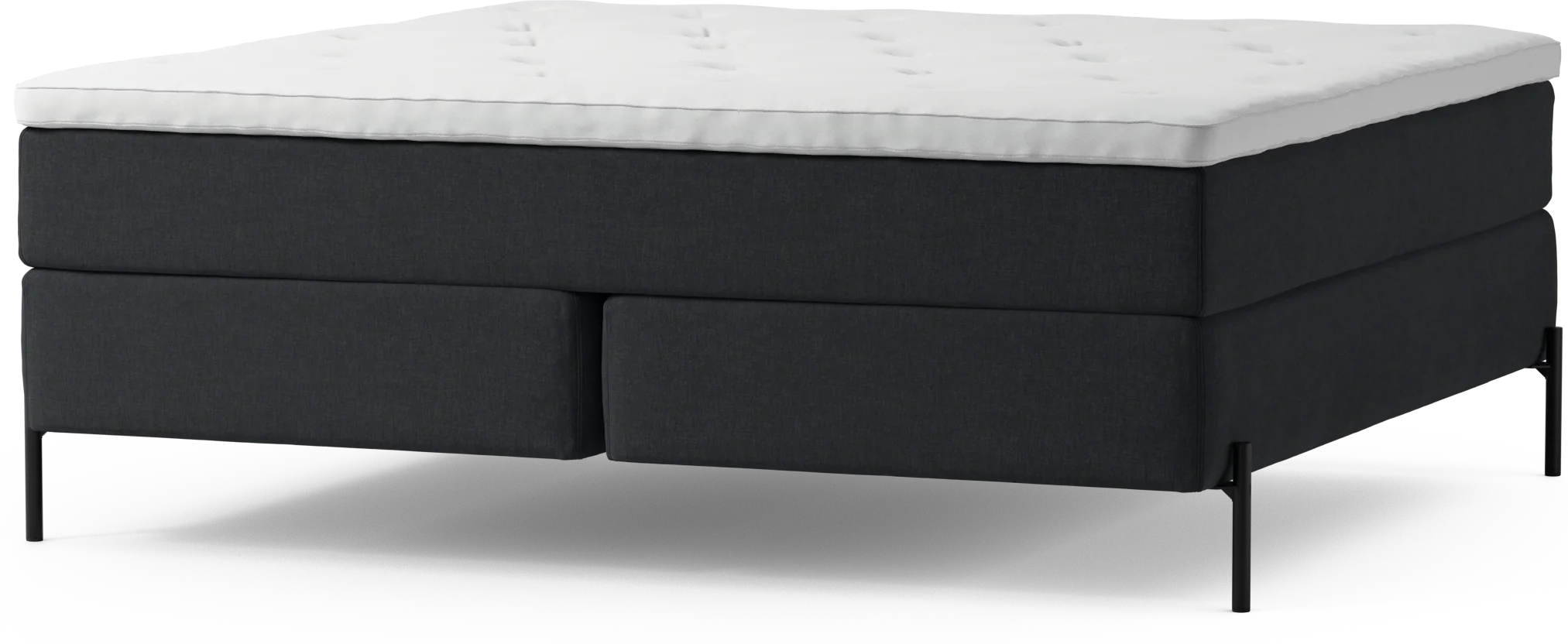 Delux Dream Kontinentalsäng, dubbelsäng med bäddmadrass och sängben 35R70