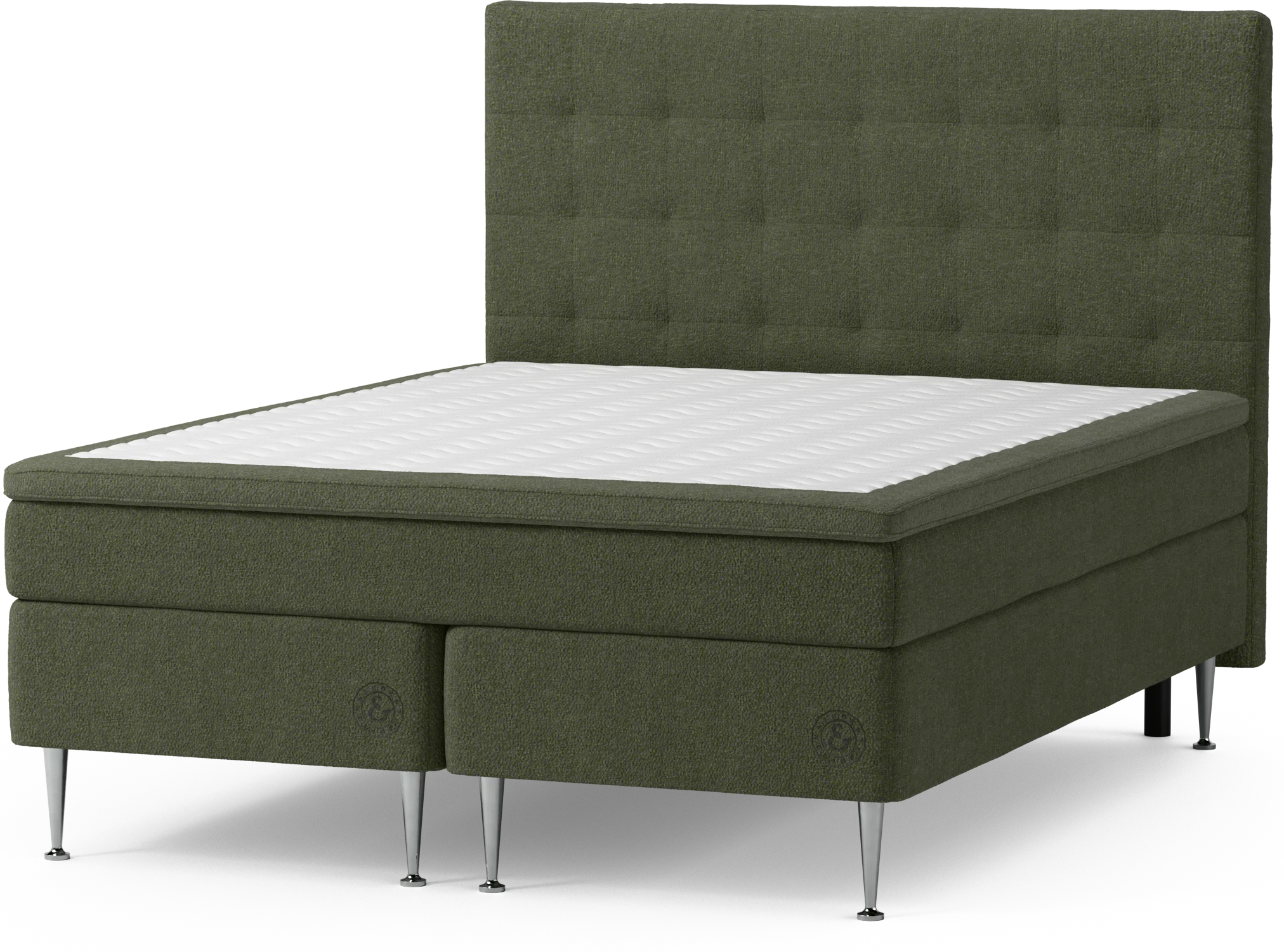 Asperö Comfort Kontinentalsäng, dubbelsäng med bäddmadrass Comfort och sängben n8EOz
