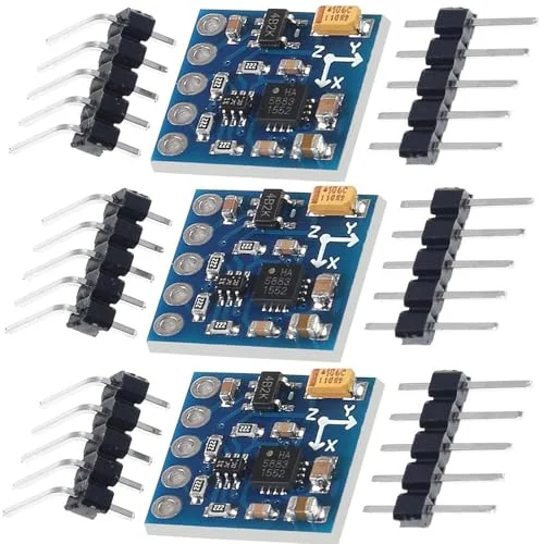 3 stycken GY 271 QMC5883L treaxlad kompass magnetometersensormodul 35 V elektronisk kompassmodul 744243857853