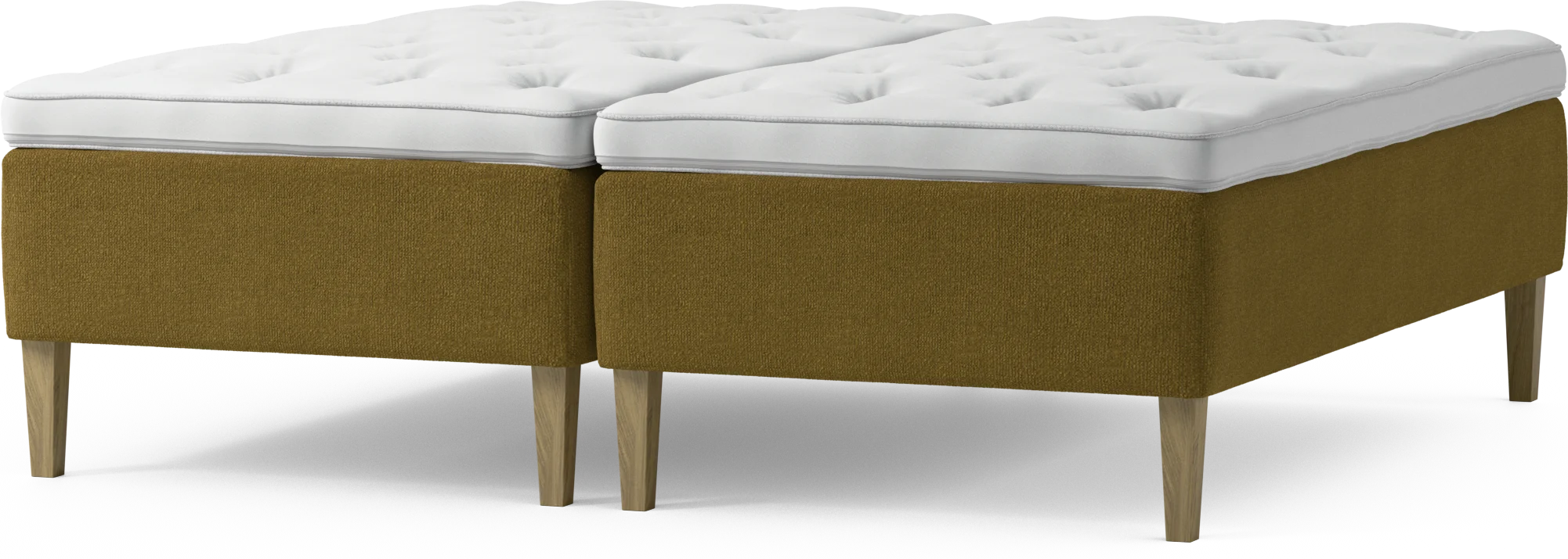 Delux Dream Ramsäng, dubbelsäng med bäddmadrass och sängben kBv4r