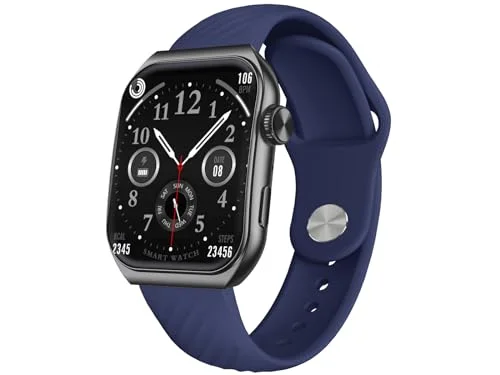 Trevi T FIT 400 C Bluetooth samtalsfunktion, 1,96 tum AMOLED Böjd display Alltid på, wellness och fysisk aktivitetskontroll, sociala medier aviseringar, IP68 vattentålig, blå 8011000040561