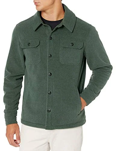 Amazon Essentials långärmad polär fleecejacka, mörkgrön, XX Large 195111104034