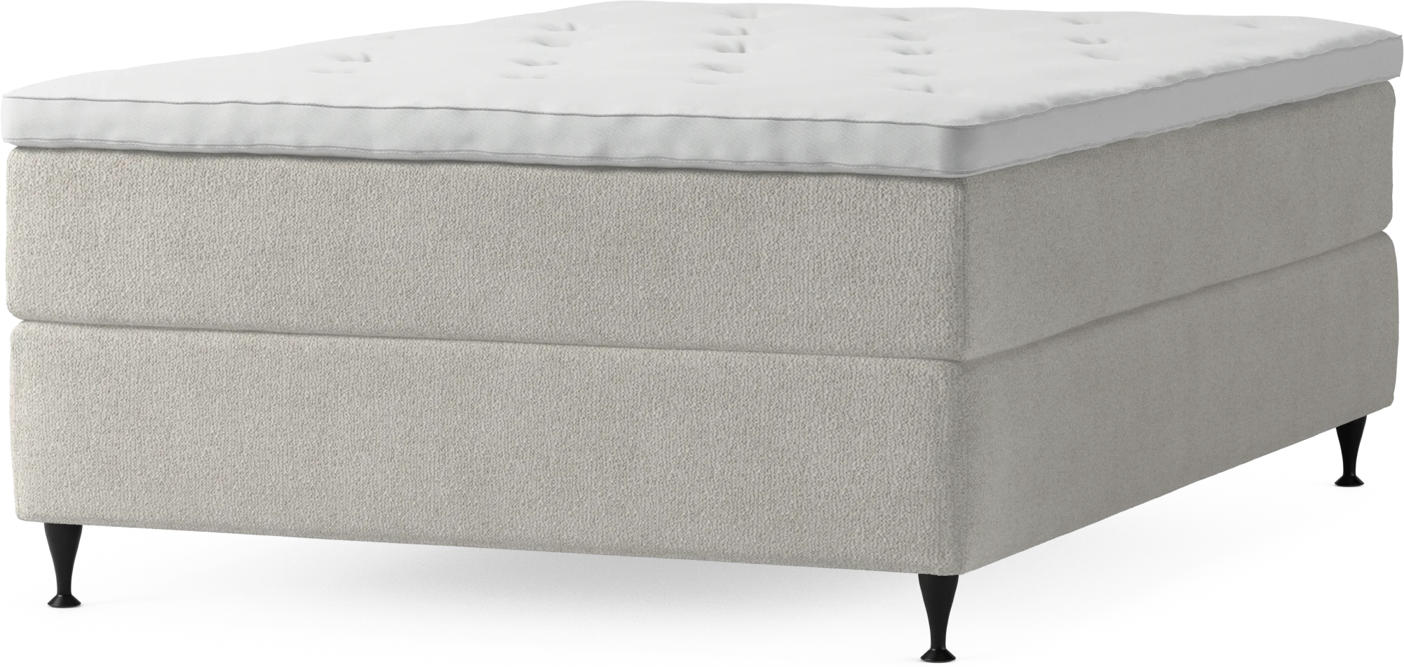 Delux Dream Kontinentalsäng, enkelsäng 140 cm med bäddmadrass och sängben a6VxA
