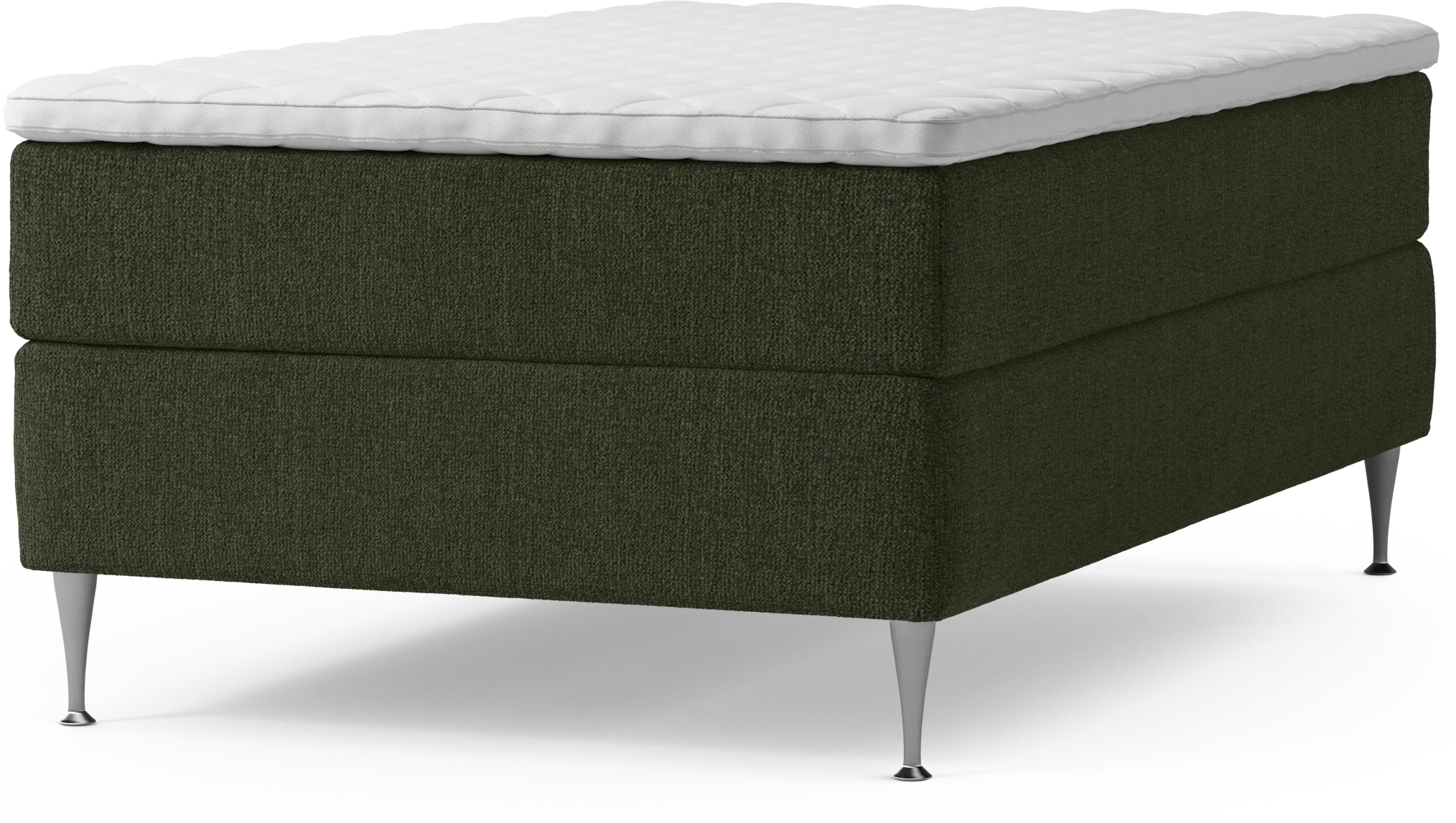 Delux Dream Kontinentalsäng, enkelsäng 120 cm med bäddmadrass och sängben DFv7P