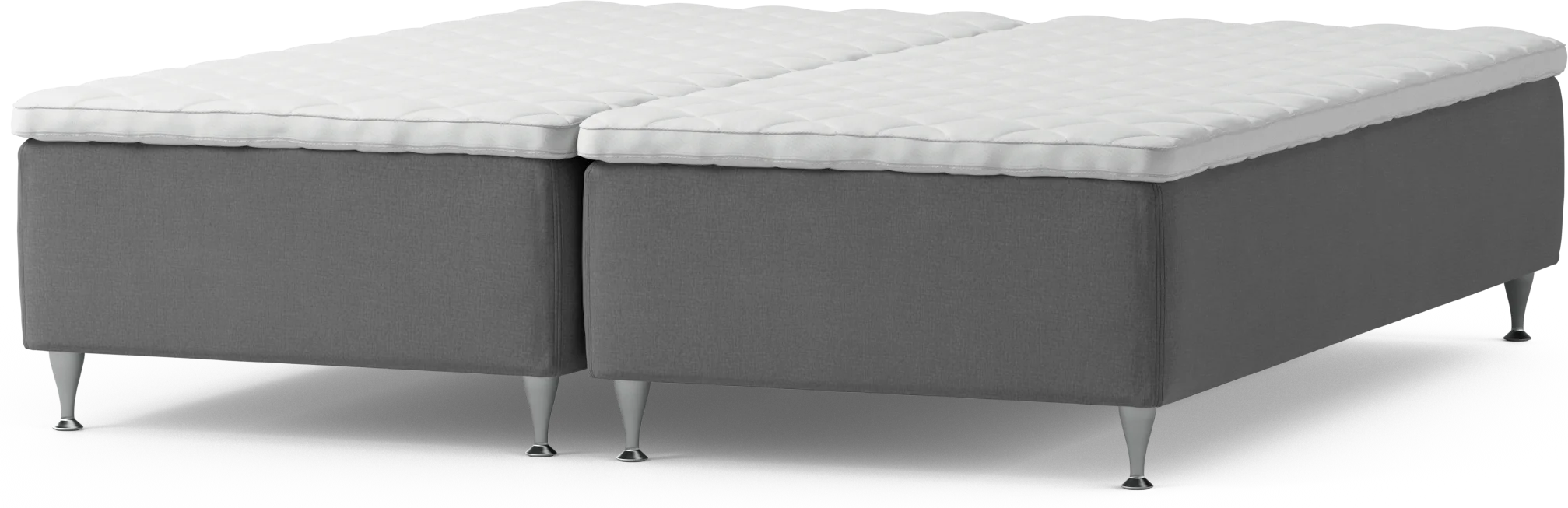 Delux Dream Ramsäng, dubbelsäng med bäddmadrass och sängben le3NK