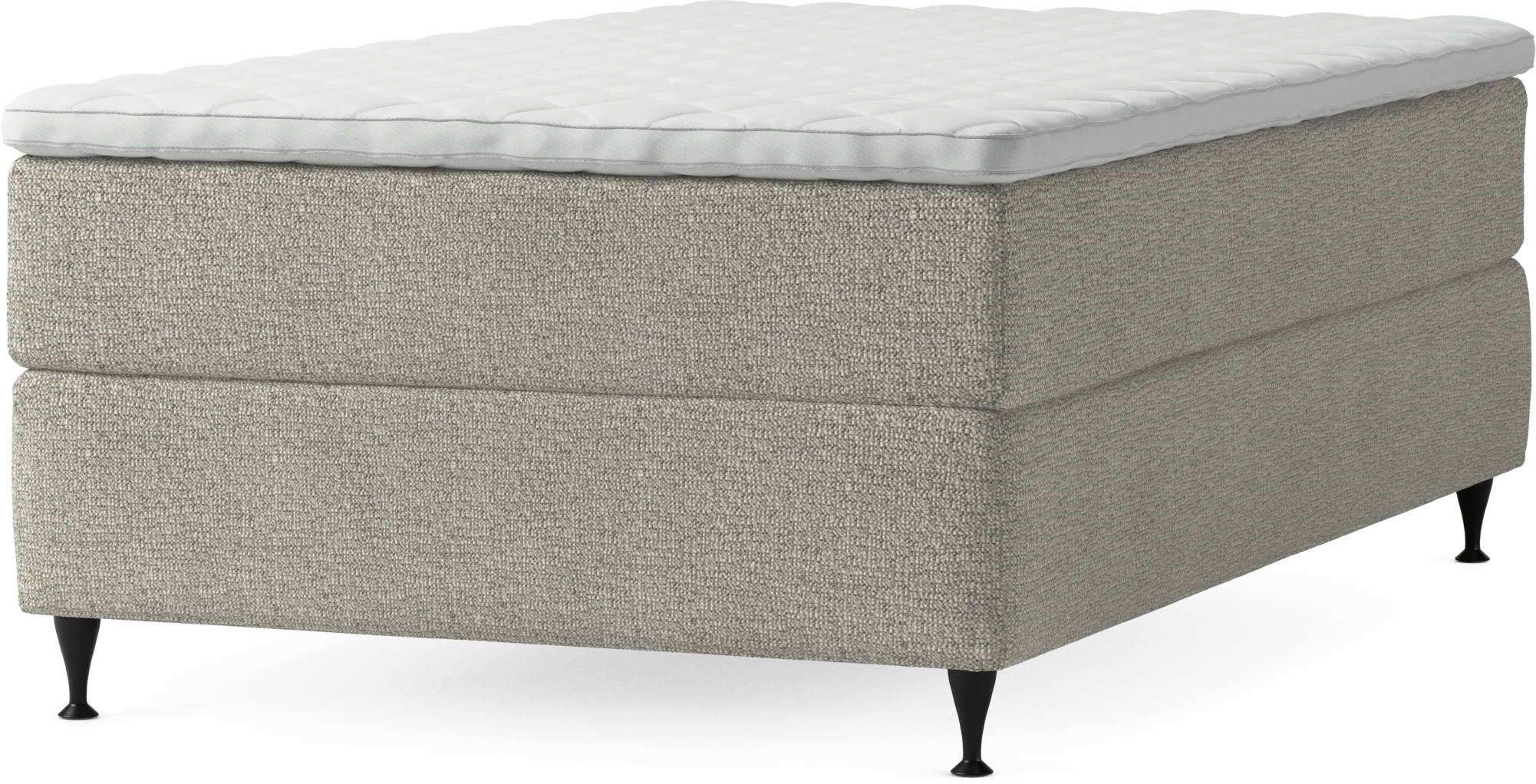 Delux Dream Kontinentalsäng, enkelsäng 120 cm med bäddmadrass och sängben a82S7