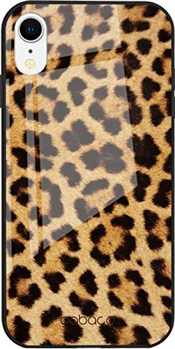 Original Babaco Animals Premium mobiltelefonfodral för iPhone XR, skydd, glas HD anti gult, reptåligt stötsäkert fodral, TPU mjukt skyddande ultratunn mobiltelefon, skal 5903537743233