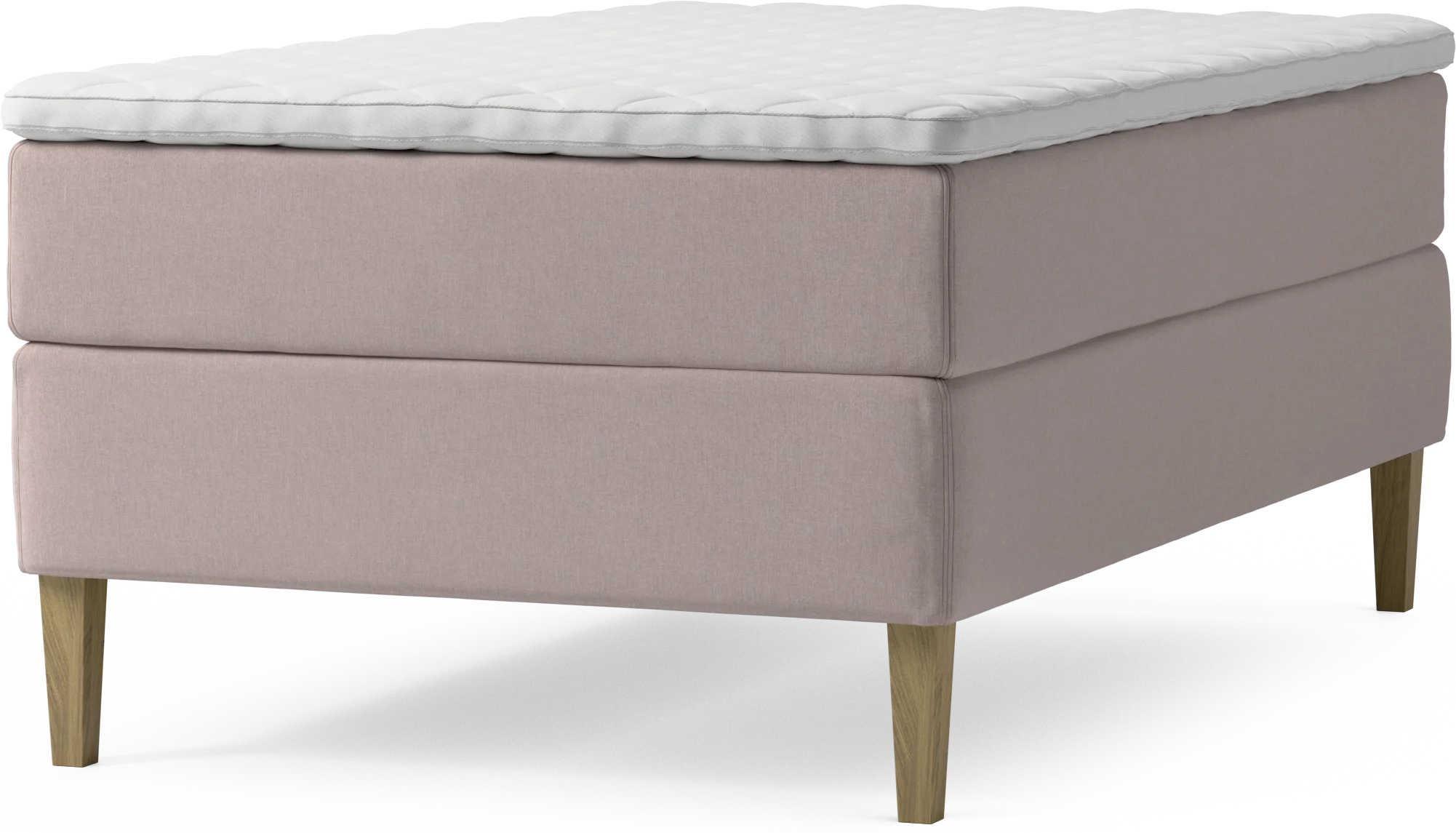 Delux Dream Kontinentalsäng, enkelsäng 120 cm med bäddmadrass och sängben yq4fq