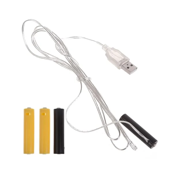 1 set USB AAA Battery Eliminators Kit Ersättning för 4,5V och 3V AAA-batterier 4NB106465-1_LF