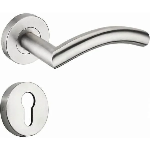 1 dörrhandtagssats i rostfritt stål, dörrhandtag, handtag, dörrhandtag, innerdörrhandtag med rosett Likj-2026041400123 1 dörrhandtagssats i rostfritt stål, dörrhandtag, handtag, dörrhandtag, innerdörrhandtag med rosett Likj-2026041400123