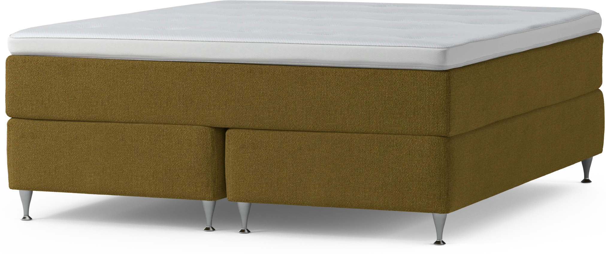 Delux Exclusive Kontinentalsäng, dubbelsäng med bäddmadrass och sängben sYm6U