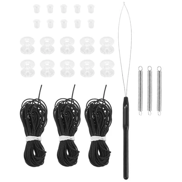 1 set RV plisségardin reparationssats persienner snörhjul reparationssats för husvagn[ht] storlek size CJ-02-0813004483