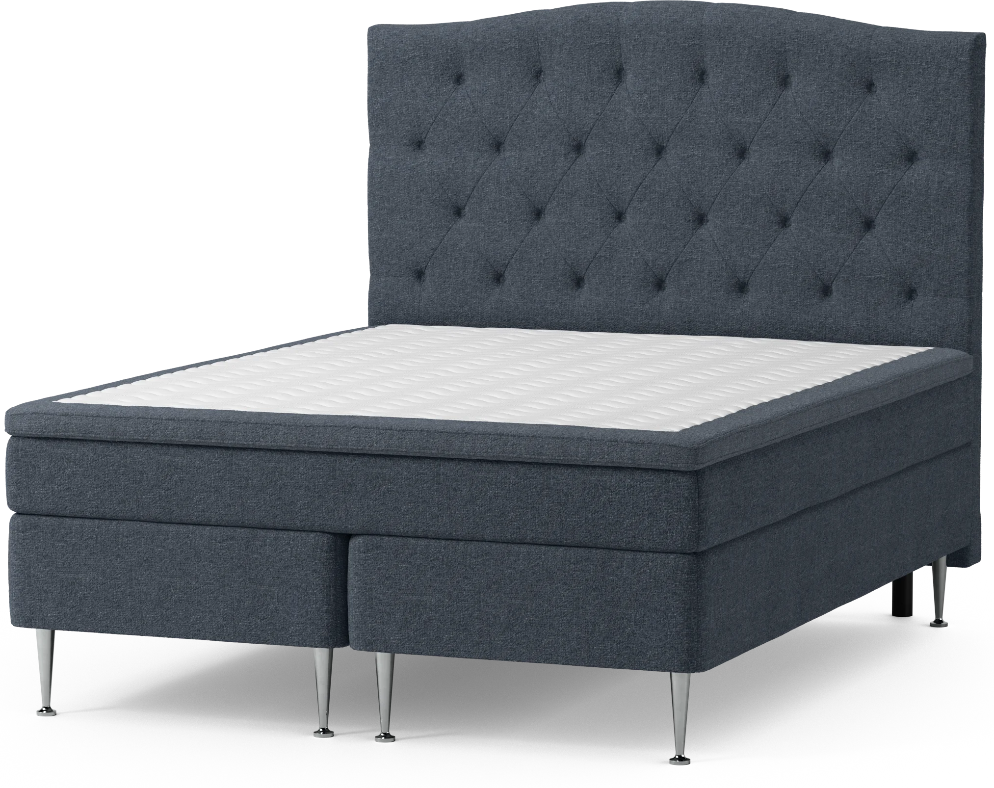 Asperö Comfort Kontinentalsäng, dubbelsäng med bäddmadrass Comfort och sängben U76lj