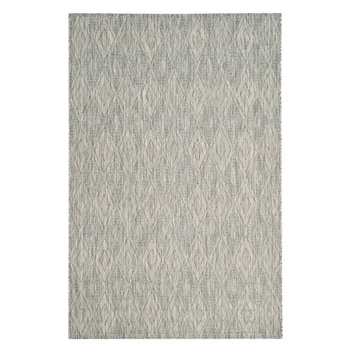 Safavieh Delano inomhus/utomhus matta, vävd polypropylenmatta, CY8520 36311 4 P 90 X 150 cm Grey/Grey 889048169319