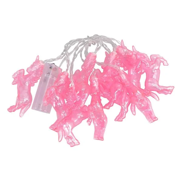 1 pc 1.5 meter pink unicorn string light household mini night light battery powered decorative lamp for home dining room decor (colorful light) HY-ZR-081110129 1 pc 1.5 meter pink unicorn string light household mini night light battery powered decorative lamp for home dining room decor (colorful light) HY-ZR-081110129