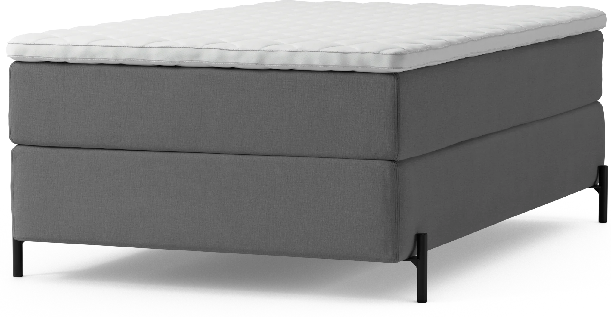Delux Dream Kontinentalsäng, enkelsäng 120 cm med bäddmadrass och sängben 4rmtw
